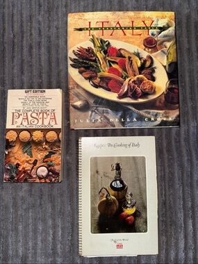 The Cooking of Italy, The Complete Book of Pasta, Italy The Vegetarian Table
